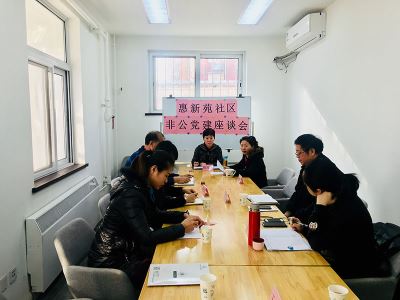 岳氏集團(tuán)參加惠新苑社區(qū)非公黨建座談會